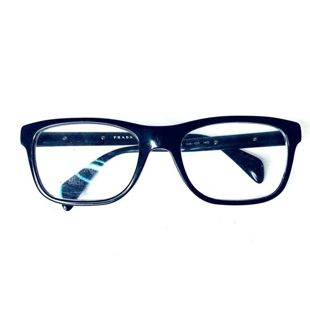 Prada Black Acetate Wayfarer Glasses - Picture 3 of 11